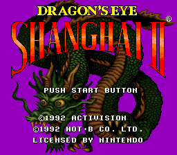 Shanghai II - Dragon's Eye